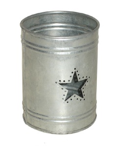 hot sell decorative metal <b>window</b> <b>box</b> large round <b>planter</b> galvanized <b>planter</b> garden metal round <b>planter</b> used for home decoration - Product Image 6