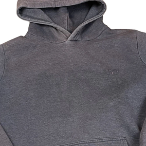 Soleil délavé lavé gris sweat à capuche coton lourd surdimensionné sweat à capuche Streetwear hommes femmes coupe ample plaine pull à capuche vente - Product Image 3