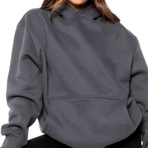 Sweat à capuche personnalisé 500 Gsm poids lourd à épaules tombantes vente en gros de sweats à capuche surdimensionnés 100% coton vierge pour hommes - Product Image 3