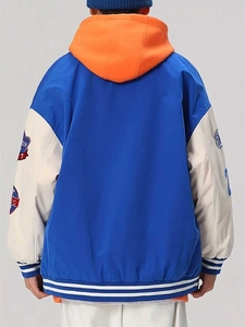 Veste d'université de haute qualité Veste d'université de baseball imprimée brodée avec écusson personnalisé pour hommes - Product Image 3