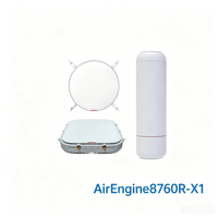 Punto de Acceso WiFi 6 para Exteriores Air Engine 8760R-X1, 5.95Gbps, 10GE SFP+, IP68, AP Inalámbrico Industrial Empresarial con Antenas Externas