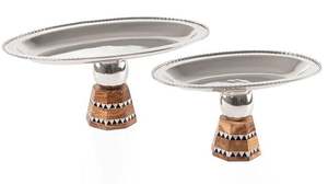 ถาดสแตนเลสตกแต่งพร้อมฐานไม้ถาดชอกโกแลตสไตล์ใหม่สำหรับเดือนรอมฎอนชามและถาดเสิร์ฟพิเศษ - Product Image 5