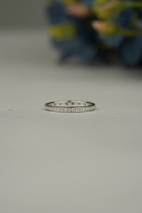 แหวนเพชรที่โตในห้องปฏิบัติการสุดพิเศษมีความชัดเจน VS1กลมและได้รับการรับรอง IGI SGL สีทองกุหลาบสีเงิน - Product Image 6