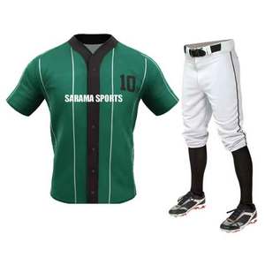 Meilleures ventes d'uniformes de baseball personnalisés pour hommes vente en gros en usine - Product Image 1