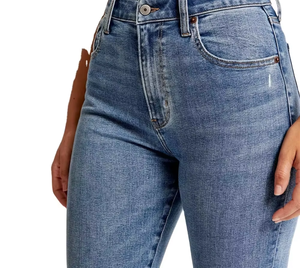 Jeans cargo en denim ample pour femmes, taille haute, pantalon tendance, vente en gros, fabrication sur mesure, qualité supérieure - Product Image 6