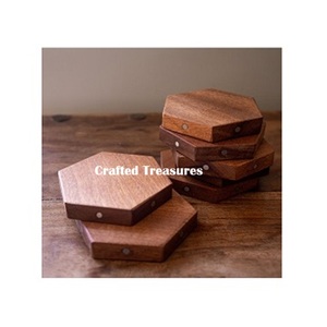 Handmade 4pcs Solid Marble <b>Coasters</b> Set with Custom Logo New Design Natural <b>Slate</b> Mats & Pads Stylishly Manufactured with Style - Product Image 2