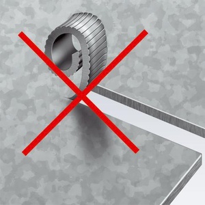 Cortador de metal KNIPEX de 280 mm de longitud total, 2,7 mm de ancho de corte, mangos multicomponentes niquelados, suministros para manualidades - Product Image 6