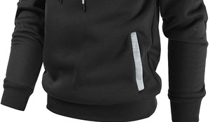 Sudaderas con Capucha de Invierno Elegantes y de Alta Calidad con Bordado e Impresión Digital en Tela de Poliéster/Algodón - Product Image 6