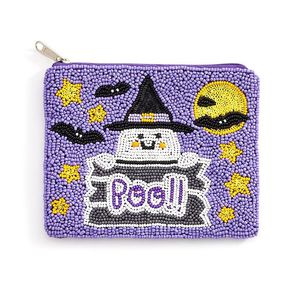Monedero de Cuentas Hecho a Mano con Diseño de Taco, Mini Monedero con Cremallera, Divertido Bolso de Mano, Bolso de Cuentas Personalizado, Regalo para Niñas, Estilo Vintage, para Fiestas y Viajes - Product Image 1
