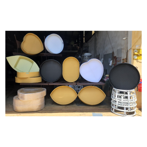 Plateau flottant en rotin de luxe pour le petit-déjeuner et les boissons au bord de la piscine Ensemble grande taille pour le spa des hôtels de villégiature - Product Image 5