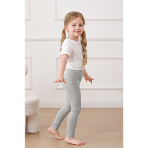 Leggings Modernos para Bebés y Niñas Pequeñas, Lavados, Ligeros, Elásticos, de Punto, Transpirables, con Soporte de Cintura Alta, Sensación Suave para Uso Diario - Product Image 1