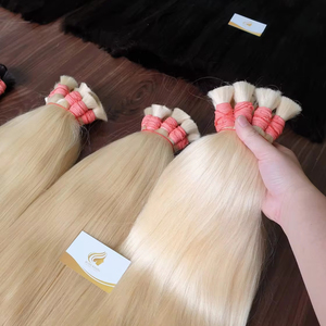 El mejor precio en extensiones de cabello humano a granel de Vietnam, venta al por mayor de cabello virgen crudo y Remy - Product Image 1