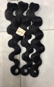 Double étirage cuticule alignée 100% cheveux humains en gros cheveux vietnamiens corps ondulé cheveux en vrac donneur unique - Product Image 4