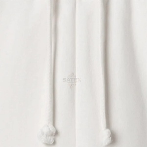 กางเกงวอร์มทรงตรงผ้าฟลีซฟอกสีสไตล์วินเทจลำลองคุณภาพสูงสำหรับผู้ชาย - Product Image 5