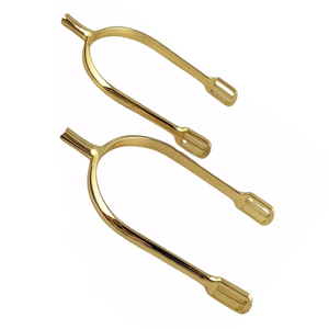 Espuelas de Equitación de Acero Inoxidable, Duraderas, Resistentes a la Corrosión, Colores Personalizados Disponibles, Estilo Inglés Elegante para Hombre - Product Image 1