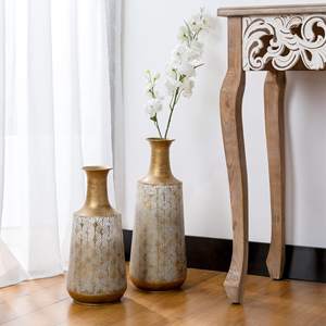 Jarrón de Flores de Aluminio Pulido de Lujo, Elegante Centro de Mesa para Comedor, Vestíbulo de Hotel y Decoración de Eventos - Product Image 4