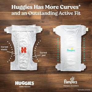 Pañales Huggies Talla 6, Pañales para Bebés Little Movers, Talla 6 (más de 35 lbs), 108 Unidades (2 Paquetes de 54), Embalaje Puede Variar - Product Image 6