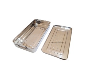 Caja de Instrumentos Quirúrgicos de Acero Inoxidable de Primera Calidad, 6x12x3 Pulgadas, para Almacenamiento y Esterilización de Herramientas Médicas - Product Image 2