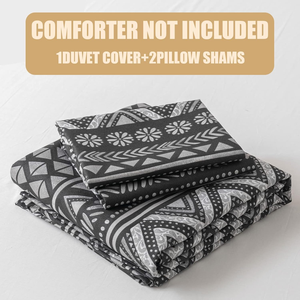 羽绒被套皇后树枝图案床套超柔软超细纤维床套<span class=keywords><strong>3</strong></span>件套透气床上用品，带拉链封口 - Product Image 2