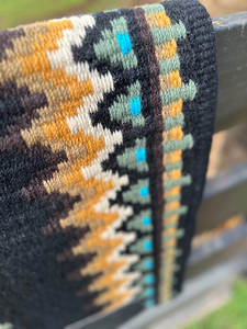 Couverture de selle Western Show Horse Design néo-zélandais Couverture de selle en laine faite à la main Top Tapis de selle en laine Taille - Product Image 3