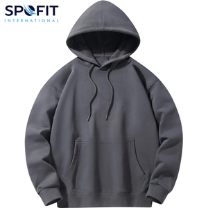 Sudaderas con Capucha de Algodón de Punto para Hombre, Tallas Grandes, Invierno, Bordado Personalizado, Estilo Pullover, Diseño Forrado, Cuello con Capucha - Product Image 6