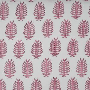 Ridhi 2025 Beautiful Leaf Taffy Pink White Cotton Hand <b>Block</b> <b>Printed</b> Square Cocktail Napkins Handmade Modern for Weddings - Product Image 6