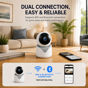 Caméra de sécurité intérieure WiFi Tuya 5MP avec détection PIR, suivi automatique, audio bidirectionnel, vision nocturne, prise en charge <span class=keywords><strong>ONVIF</strong></span> - Product Image 5