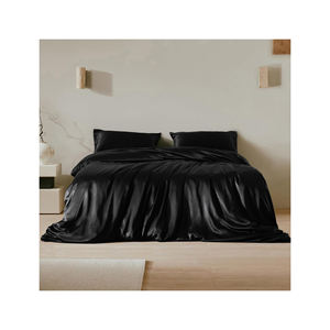 Taihu Luxury <b>Satin</b> Bedding Set Pure Mulberry Silk Duvet Cover & Sheets Modern Style Oeko-Tex Certified - Product Image 2