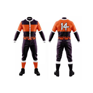 Conjunto de uniformes de béisbol, ropa de equipo, diseño personalizado, nombre del equipo y nombre del jugador, la mejor calidad, secado rápido, anticontracción, precio barato - Product Image 1
