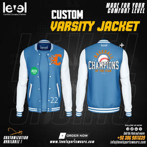 Veste universitaire personnalisée OEM pour hommes col montant lettre brodée d'usine blouson bombardier printemps paquet unique inclus - Product Image 4