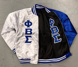 Veste bomber réversible en satin personnalisée pour équipe, veste de baseball universitaire unisexe avec logo d'école ou de club brodé en chenille - Product Image 2