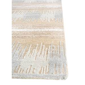 พรมขนสัตว์ถักมือลายทางคลาสสิกทรงสี่เหลี่ยมผืนผ้าขนาดใหญ่ ยี่ห้อ Blythe Ivory รุ่น AKWN-1004 ผลิตด้วยเทคนิคการทอแบบแบนด้วยมือ ดีไซน์แบบนามธรรม รุ่นใหม่ - Product Image 3