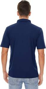 Polo de manga corta para hombre de moda hecho de tela de algodón de primera calidad elegante y transpirable para el uso diario. - Product Image 3