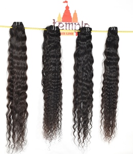 100% virgen vietnamita fabrica máquina alineada con cutícula cruda paquete Super Wave máquina doble trama extensiones de cabello humano - Product Image 6