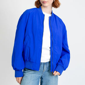 Chaqueta Bomber Transpirable para Mujer, 100% Poliéster, Color Personalizado, Suministro al por Mayor en Bangladesh con Logotipo Personalizado - Product Image 1