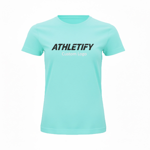 Camiseta de fútbol de color sólido con diseño personalizado para mujer, material ligero para una mayor transpirabilidad, uniforme de equipo. - Product Image 1