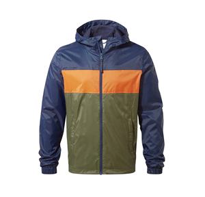 High Quality Custom Logo Windbreaker Rain <b>Jacket</b> for <b>Men</b> Waterproof Lightweight <b>Summer</b> Season Plus Size Color Block Design - Product Image 1