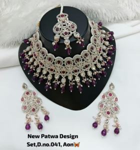 Antique Rose Gold Plated Ethnic Cubic Zircon Crystal Dangle Drop <b>Choker</b> Wedding Party Necklace and Earring Set for Women - Product Image 1