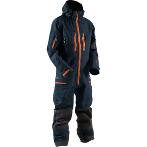 Combinaison de ski pour homme grande taille, coupe-vent, imperméable, avec fermeture éclair, vêtements de snowboard d'hiver pour l'extérieur, vêtements de sport en polaire - Product Image 1