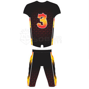 Diseño de uniforme de fútbol americano transpirable Uniforme de fútbol americano barato para jóvenes - Product Image 4