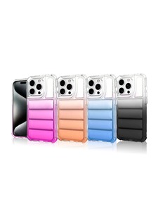 Custodia per piumino viso Anti-caduta alla moda per iPhone 7/8/14 Plus XSmax SAM OPPO XM MOT realizzata in TPU con placca in TPU - Product Image 3