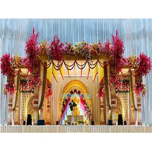 Mandap ชุดแต่งงานสไตล์ดั้งเดิมของอินเดีย,ชุด Mandap สำหรับงานแต่งงานเสาบัวสวยงามสไตล์มาเลเซีย - Product Image 1