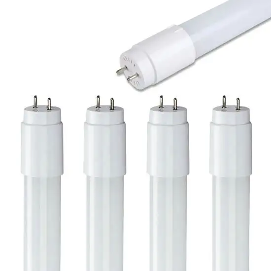T8 LED 4FT Tube Light Bulbs Ballast Bypass Fluorescent Replacement, 3000K 4000K Daylight, 9W 18W 20W, Frosted Cover,