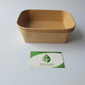 Vente flash - Bol en papier kraft rond jetable avec couvercle en PET 500ml/750ml/1000ml pour fruits, salades, en-cas, pizzas et lait - Product Image 6