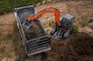 Pour excavatrice compacte KX080-5 avec moteur de 66,6 CV, capacité de la benne de 0,25 m, poids opérationnel de 18520 kg, origine américaine - Product Image 5