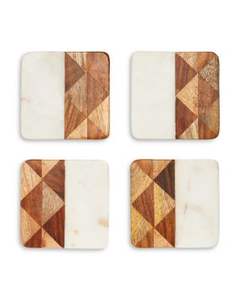 American Style Handmade Stone <b>Coasters</b> Wood <b>Marble</b> <b>Coaster</b> for Tea Cups Kitchenware Mats & Pads - Product Image 2