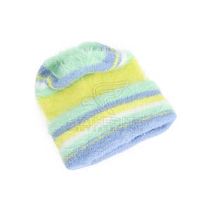 Gorro cálido de mezcla de mohair con diseño minimalista, gorro elegante de mohair para hombres y mujeres - Product Image 2