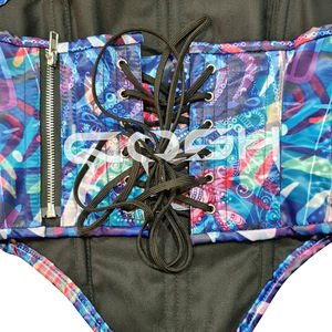 Corsé de Satén Sublimado Azteca con Cierre Lateral, Proveedor de Corsés - Product Image 4