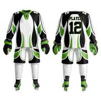 2026 Sport-Team Maßgefertigtes Logo Wärmeübertragungsdruck Vorderseite Eishockey-Trikot / Shorts Eishockey-Uniformen 100% Polyester
