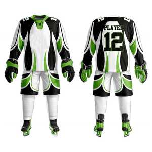 Maillot et short de hockey sur glace personnalisés avec logo par transfert thermique pour équipe sportive 2026 – Uniformes de hockey 100 % polyester - Product Image 1